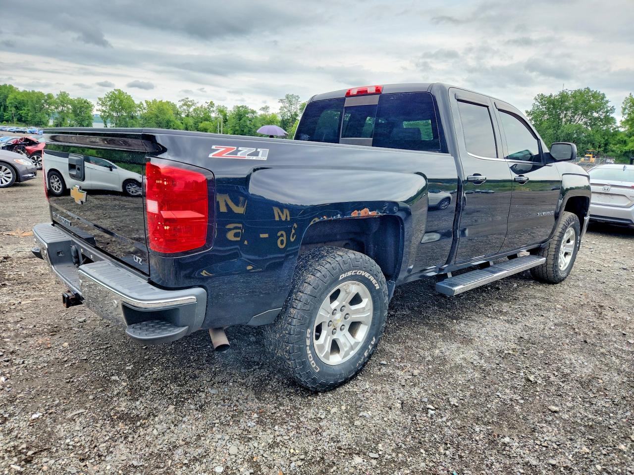 2015 Chevrolet Silverado K1500 Ltz Black vin: 1GCVKSEC5FZ277651