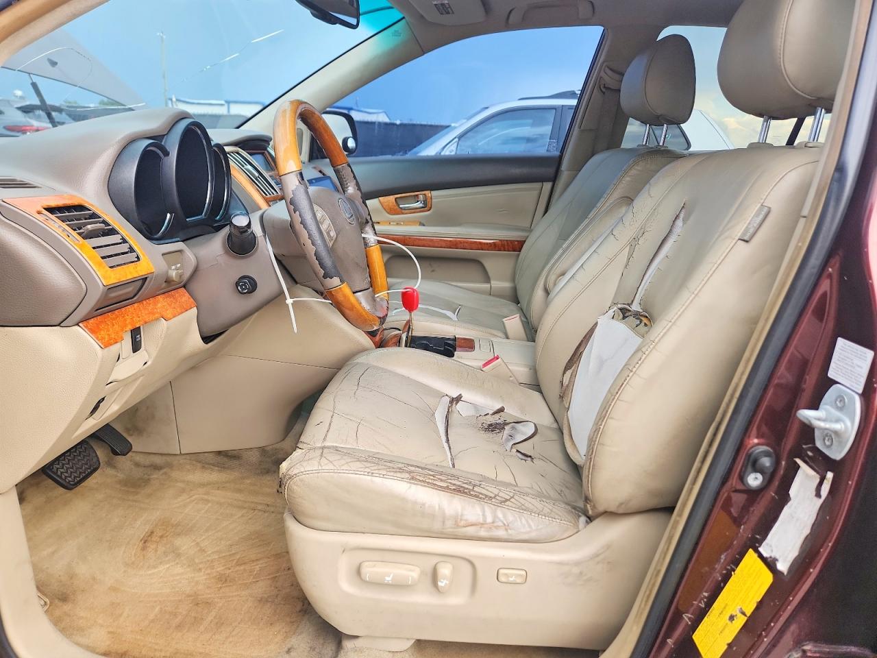 2008 Lexus Rx 350 Коричневый vin: JTJHK31U082851051