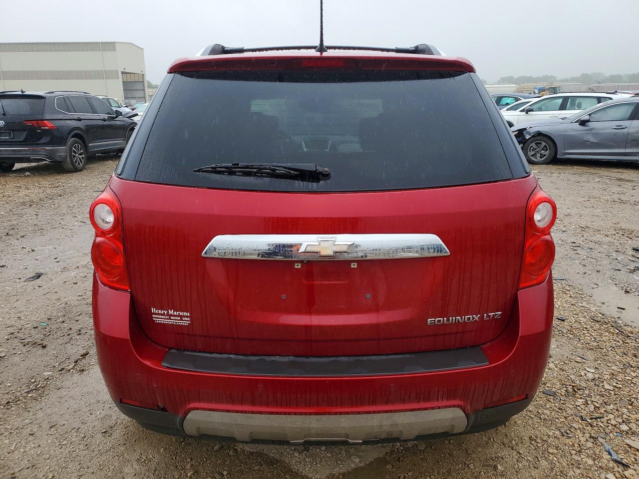 2014 Chevrolet Equinox Ltz Red vin: 2GNALDEK1E6364477