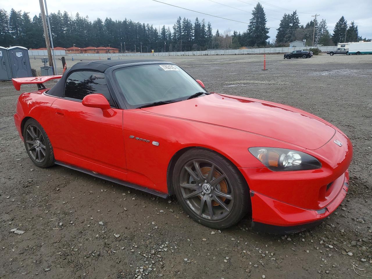 2007 Honda S2000 Red vin: JHMAP21417S003578