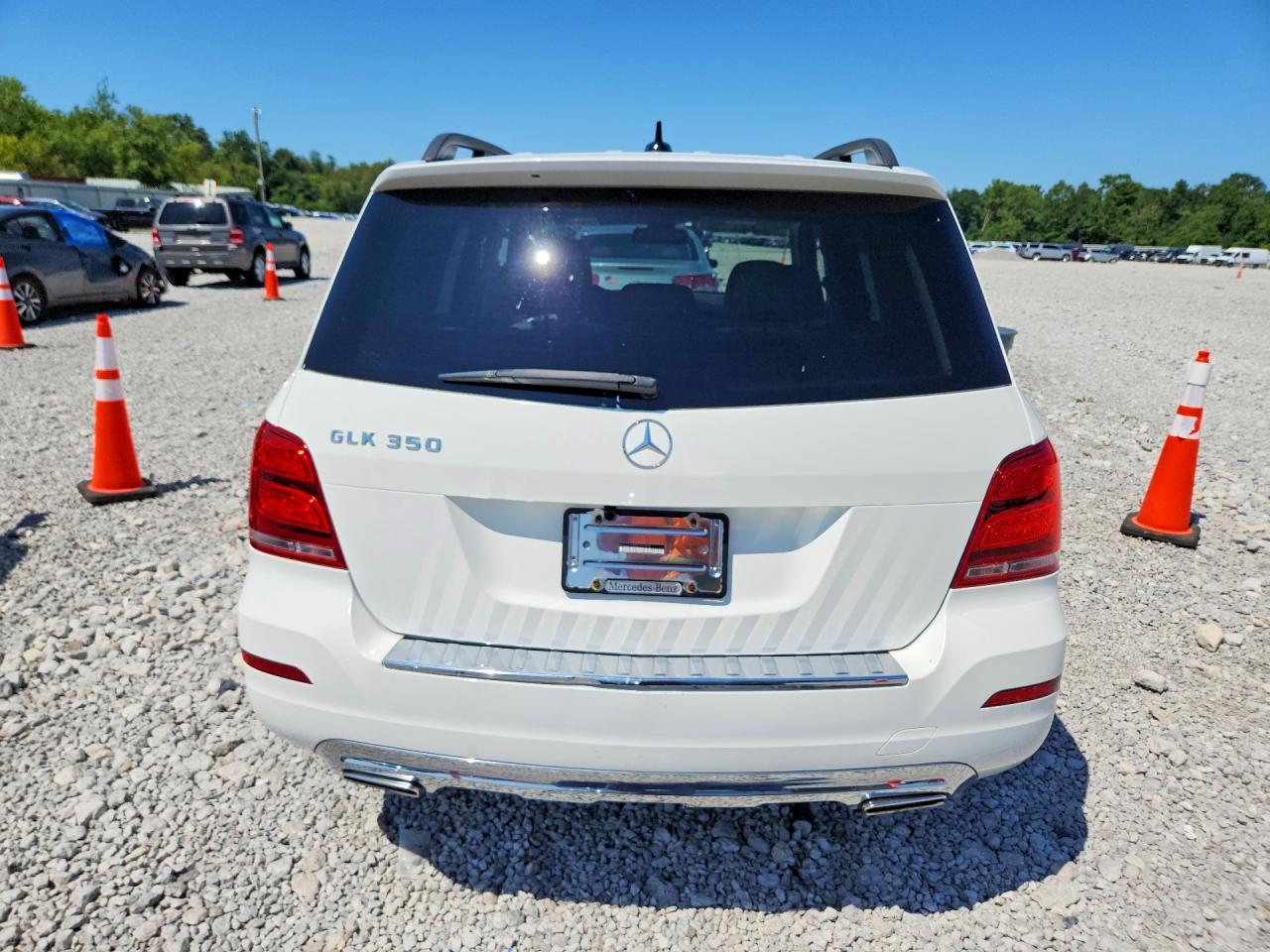 2014 Mercedes-benz Glk 350 White vin: WDCGG5HBXEG202978