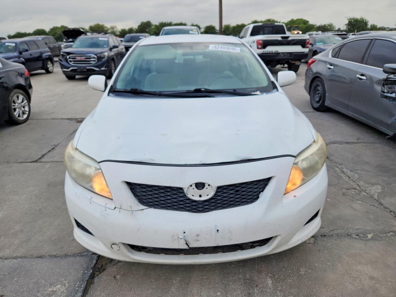 2010 Toyota Corolla Le White vin: 1NXBU4EEXAZ233396