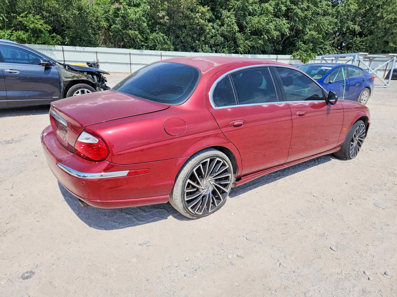 2003 Jaguar S-type Бордовый vin: SAJEA01T33FM81747