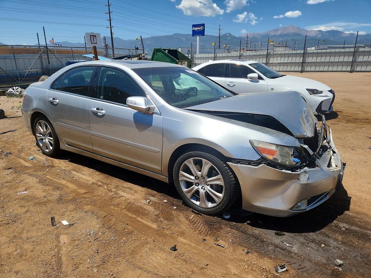 2009 Acura Rl Silver vin: JH4KB26659C002542