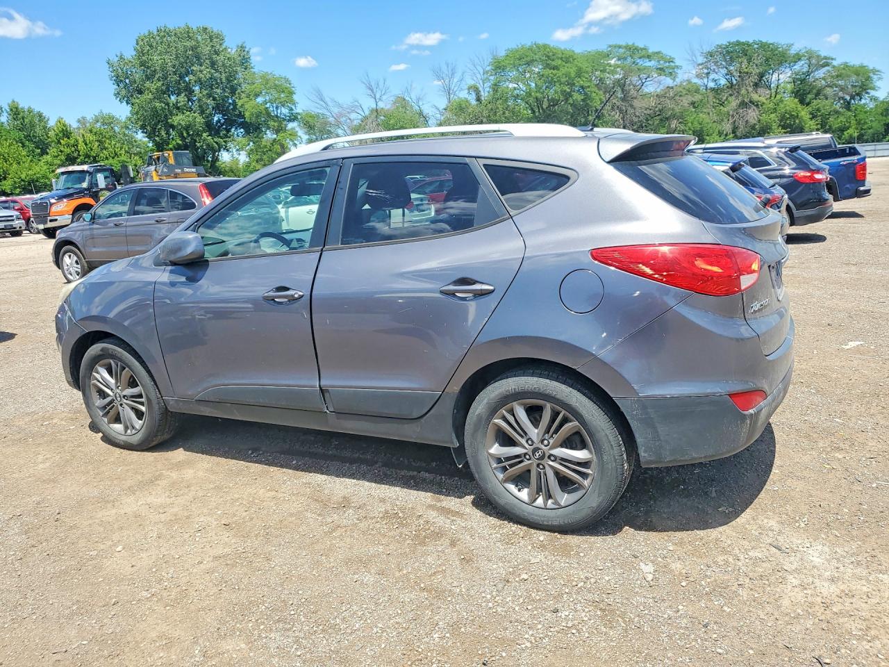 2014 Hyundai Tucson Se Gray vin: KM8JUCAG2EU826642