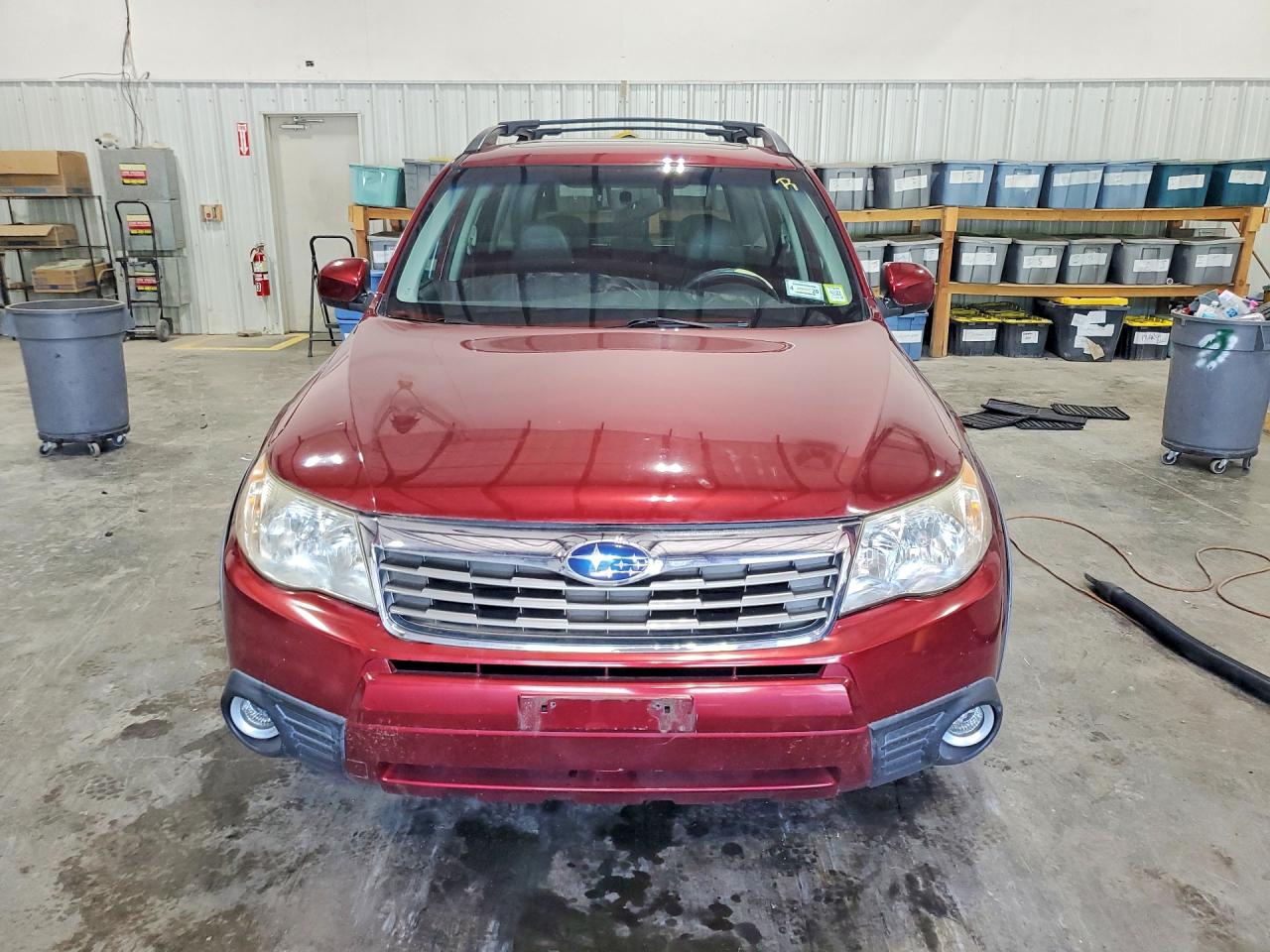 2009 Subaru Forester 2.5x Limited Maroon vin: JF2SH64679H766388