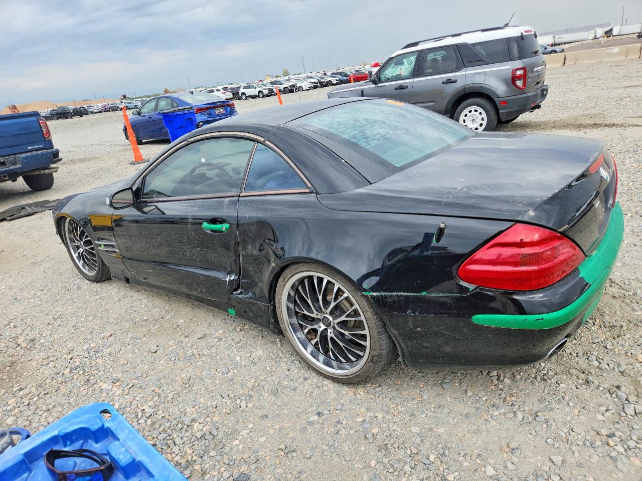 2006 Mercedes-benz Sl 500 Black vin: WDBSK75F06F109541