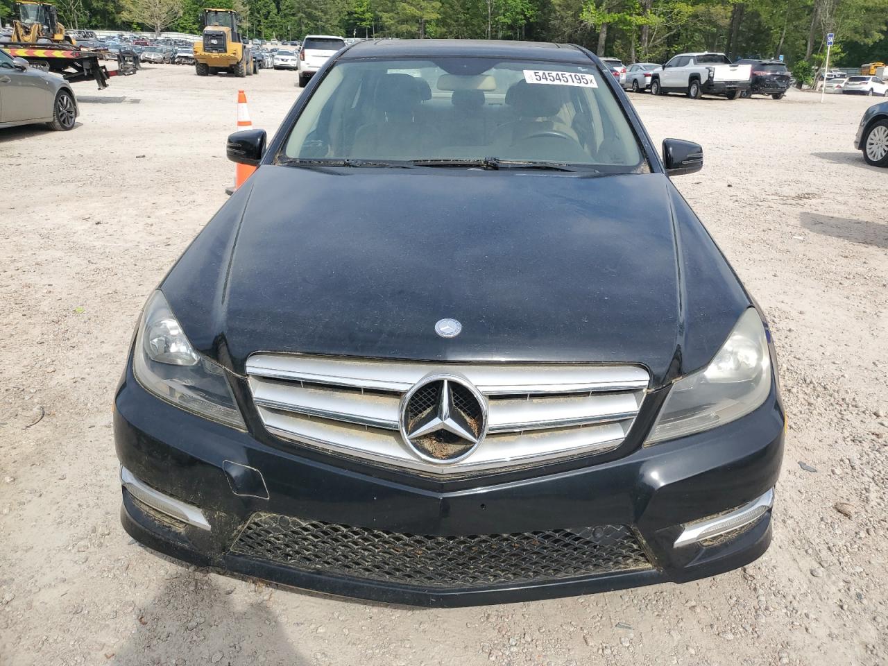 2012 Mercedes-benz C 300 4matic Black vin: WDDGF8BB3CR193602