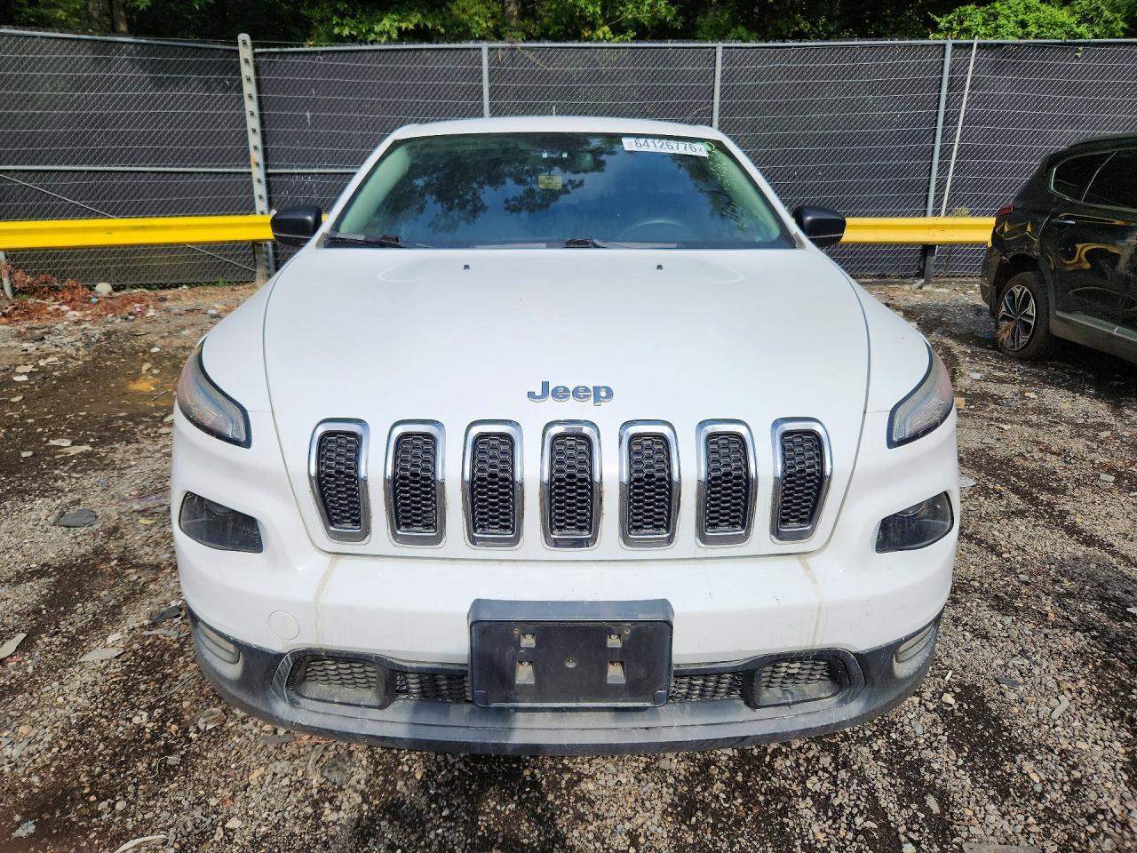 2014 Jeep Cherokee Sport White vin: 1C4PJLAB6EW318917
