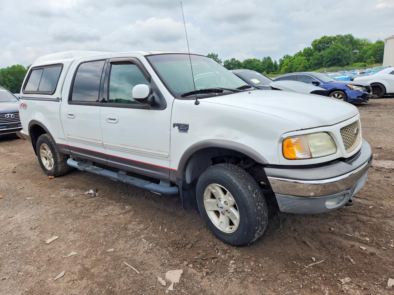 2003 Ford F150 Supercrew White vin: 1FTRW08603KC71437