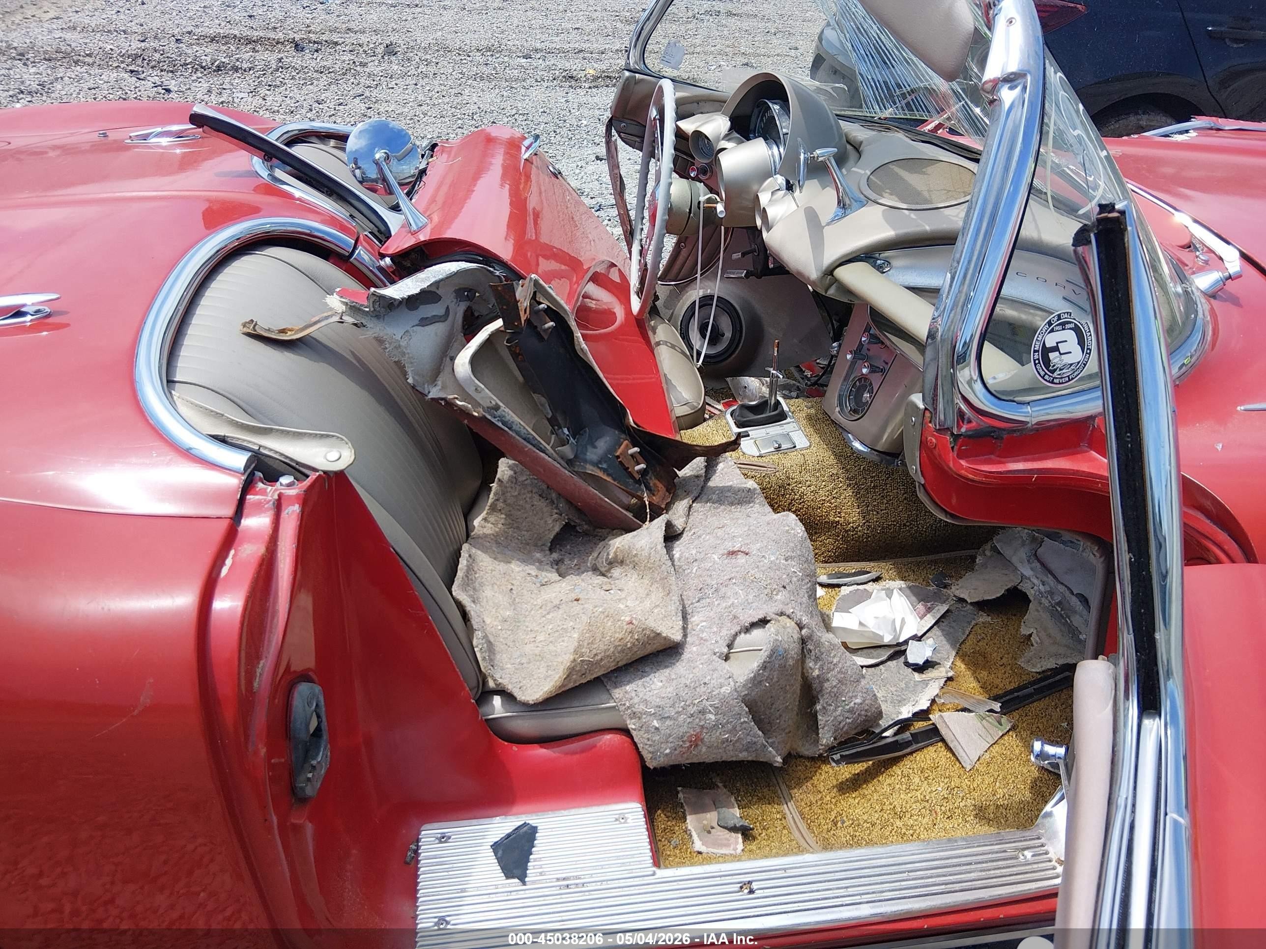 1962 Chevrolet Corvette   Красный vin: 20867S112453     