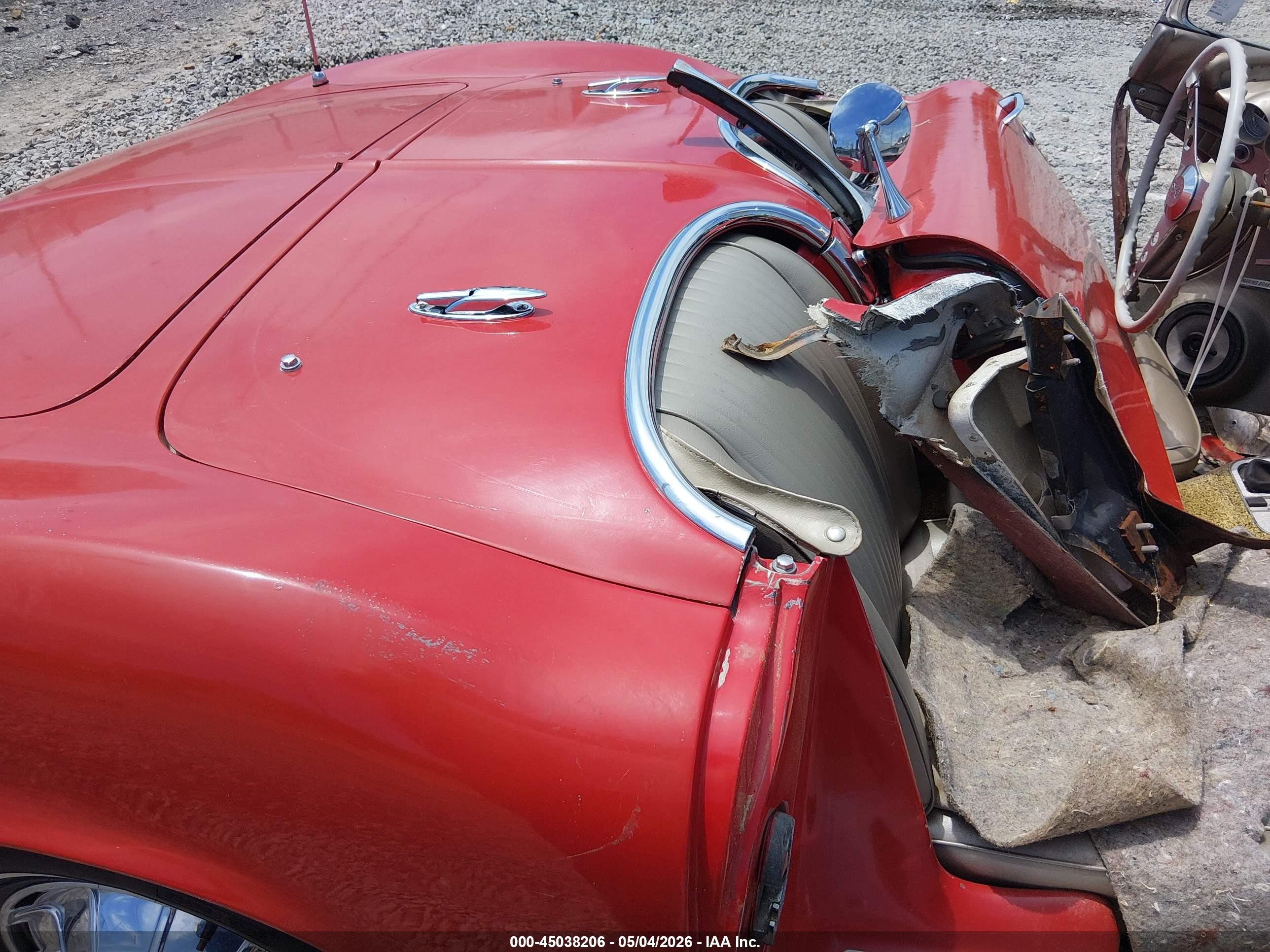 1962 Chevrolet Corvette   Красный vin: 20867S112453     