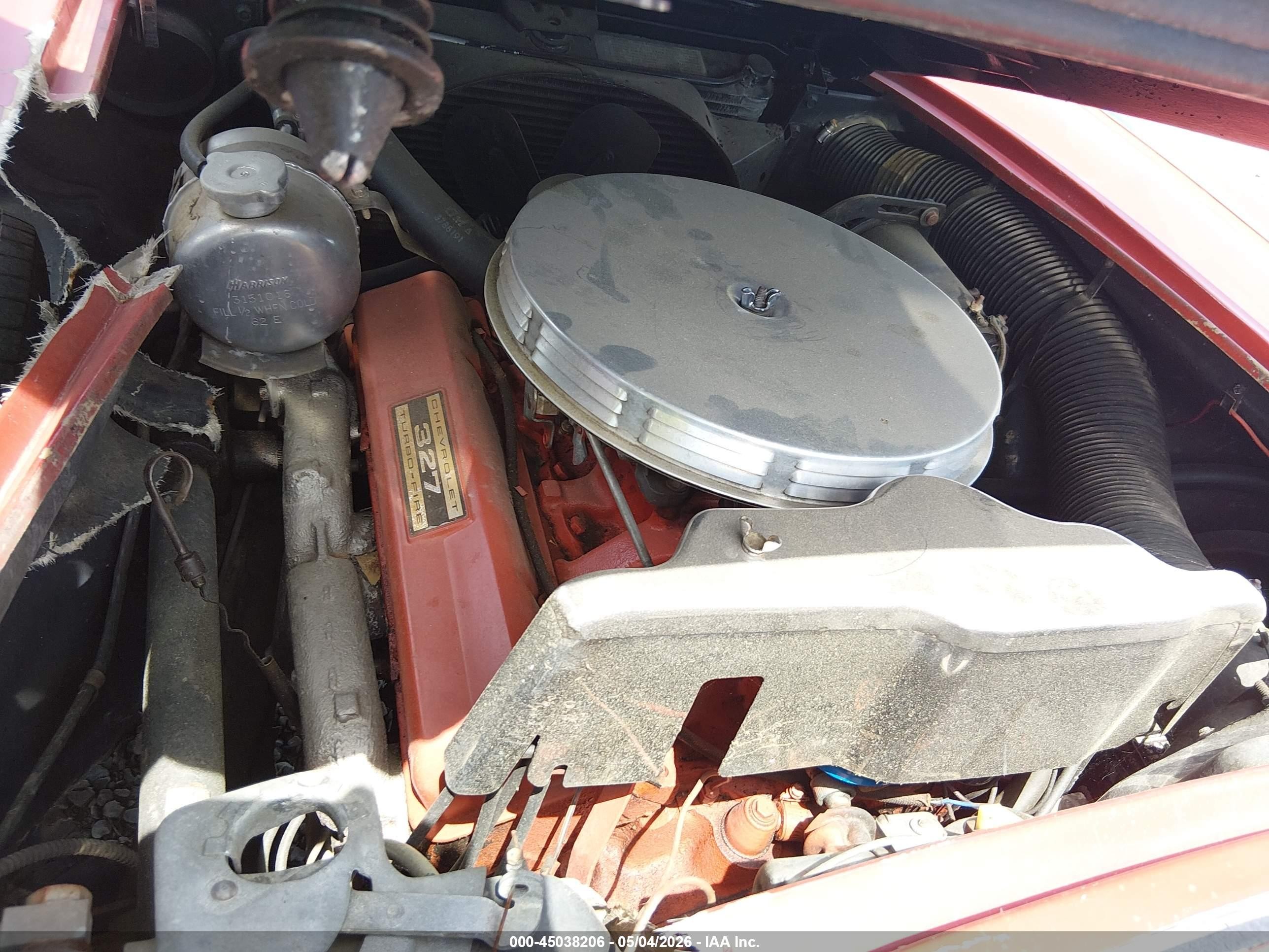 1962 Chevrolet Corvette   Красный vin: 20867S112453     