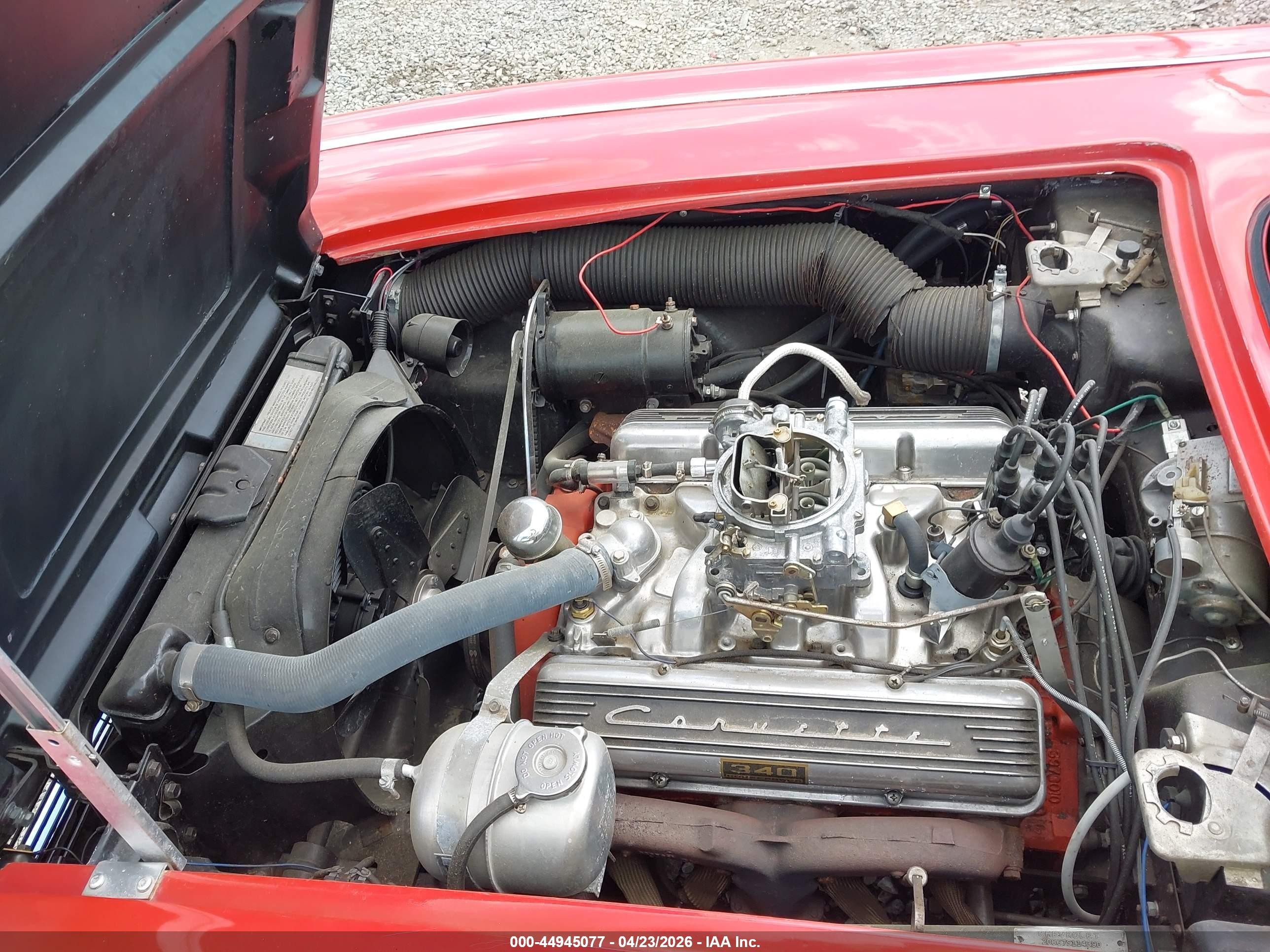 1962 Chevrolet Corvette   Красный vin: 20867S114390     
