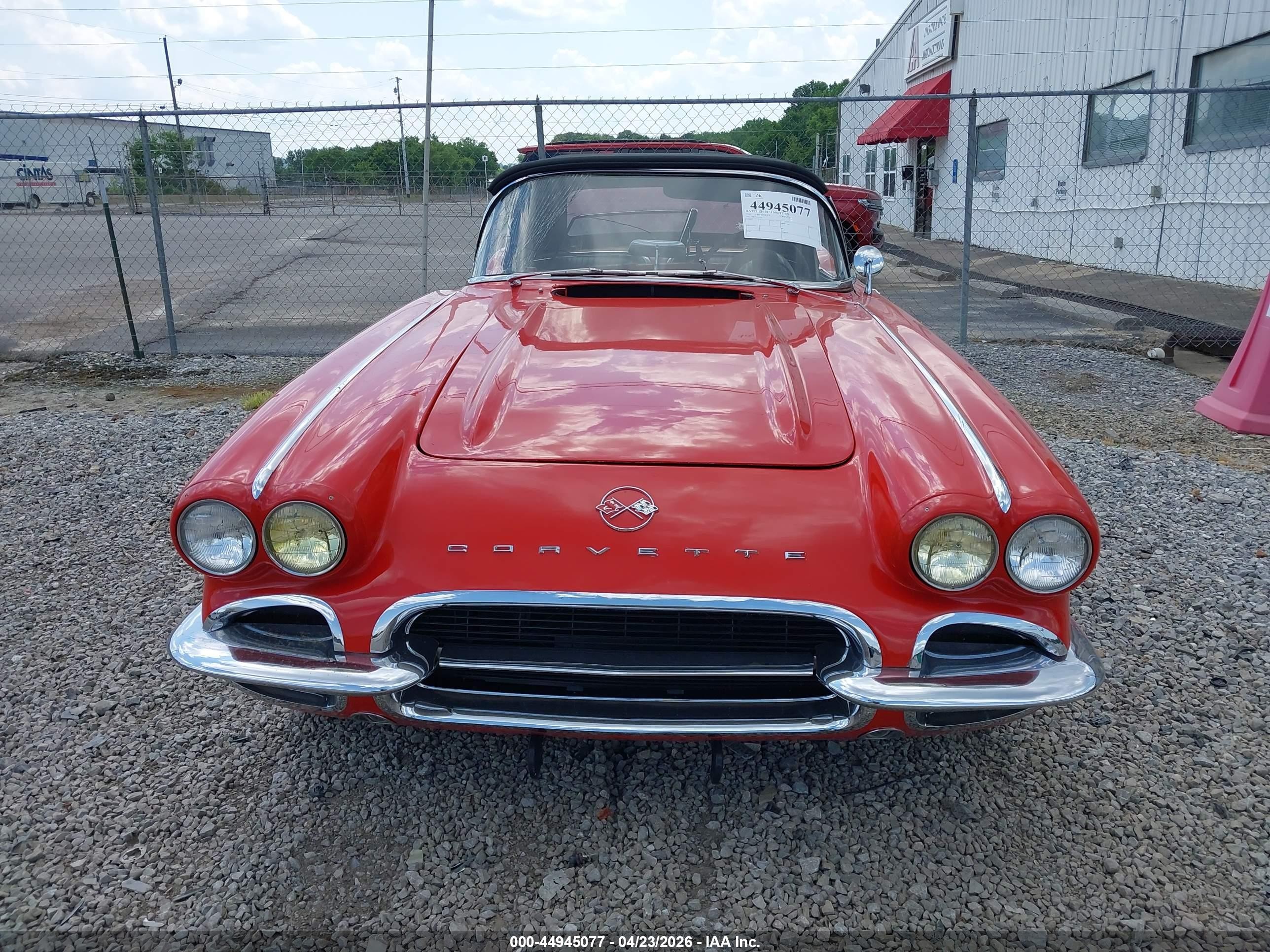 1962 Chevrolet Corvette   Красный vin: 20867S114390     