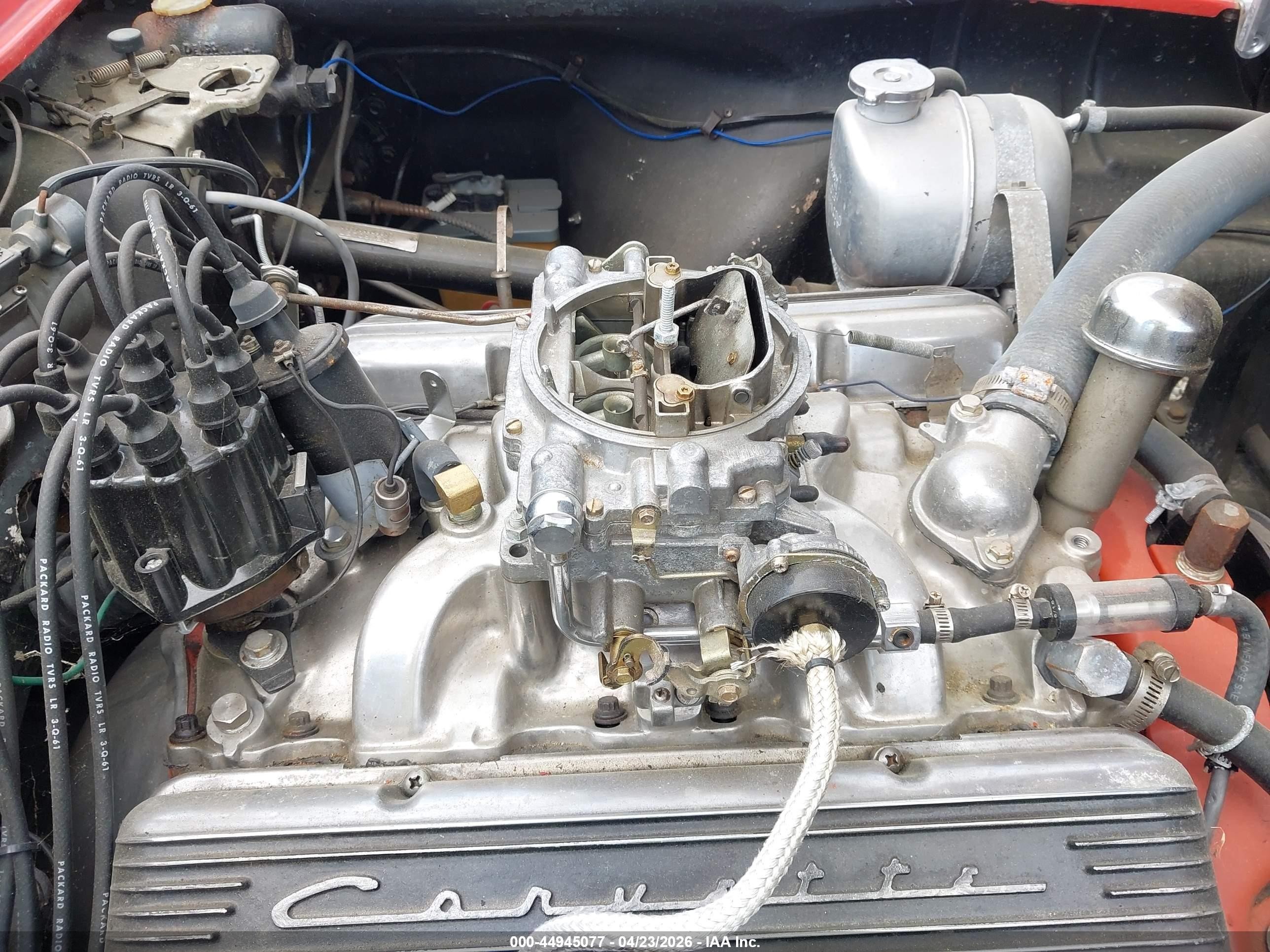 1962 Chevrolet Corvette   Красный vin: 20867S114390     