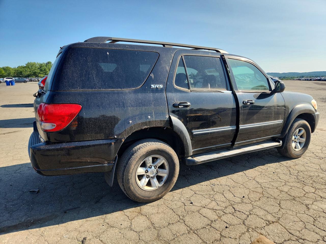 2005 Toyota Sequoia Sr5 Черный vin: 5TDBT44A55S239428