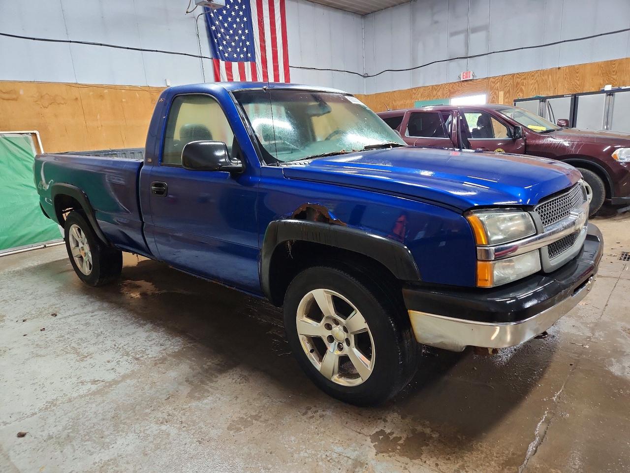 2003 Chevrolet Silverado K1500 Blue vin: 1GCEK14X03Z120197