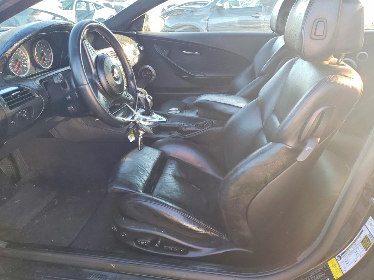 2008 Bmw M6 Black vin: WBSEH93558CY24881