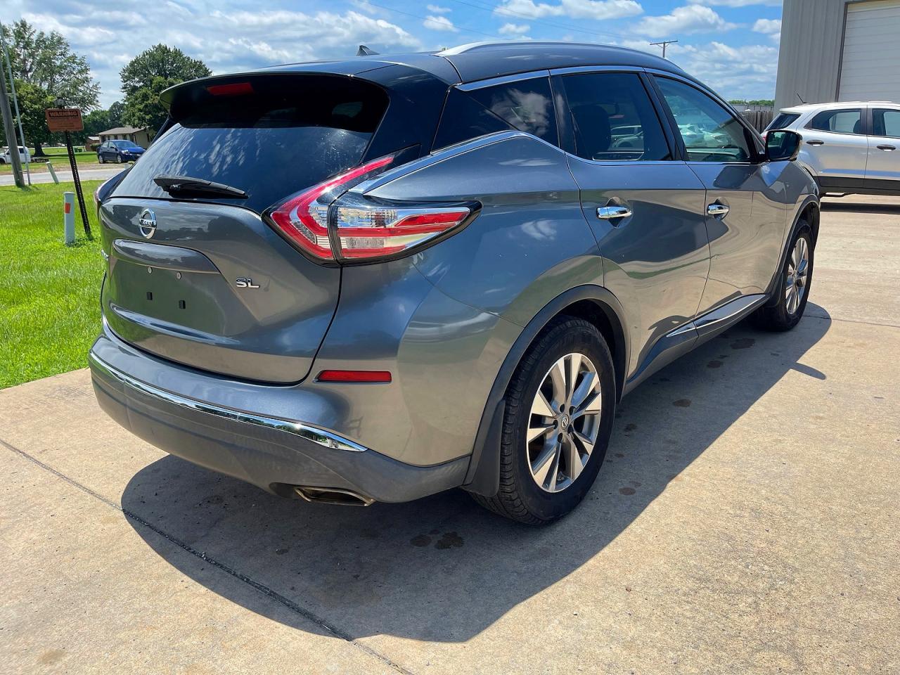 2015 Nissan Murano Sl Серебряный vin: 5N1AZ2MG3FN291288