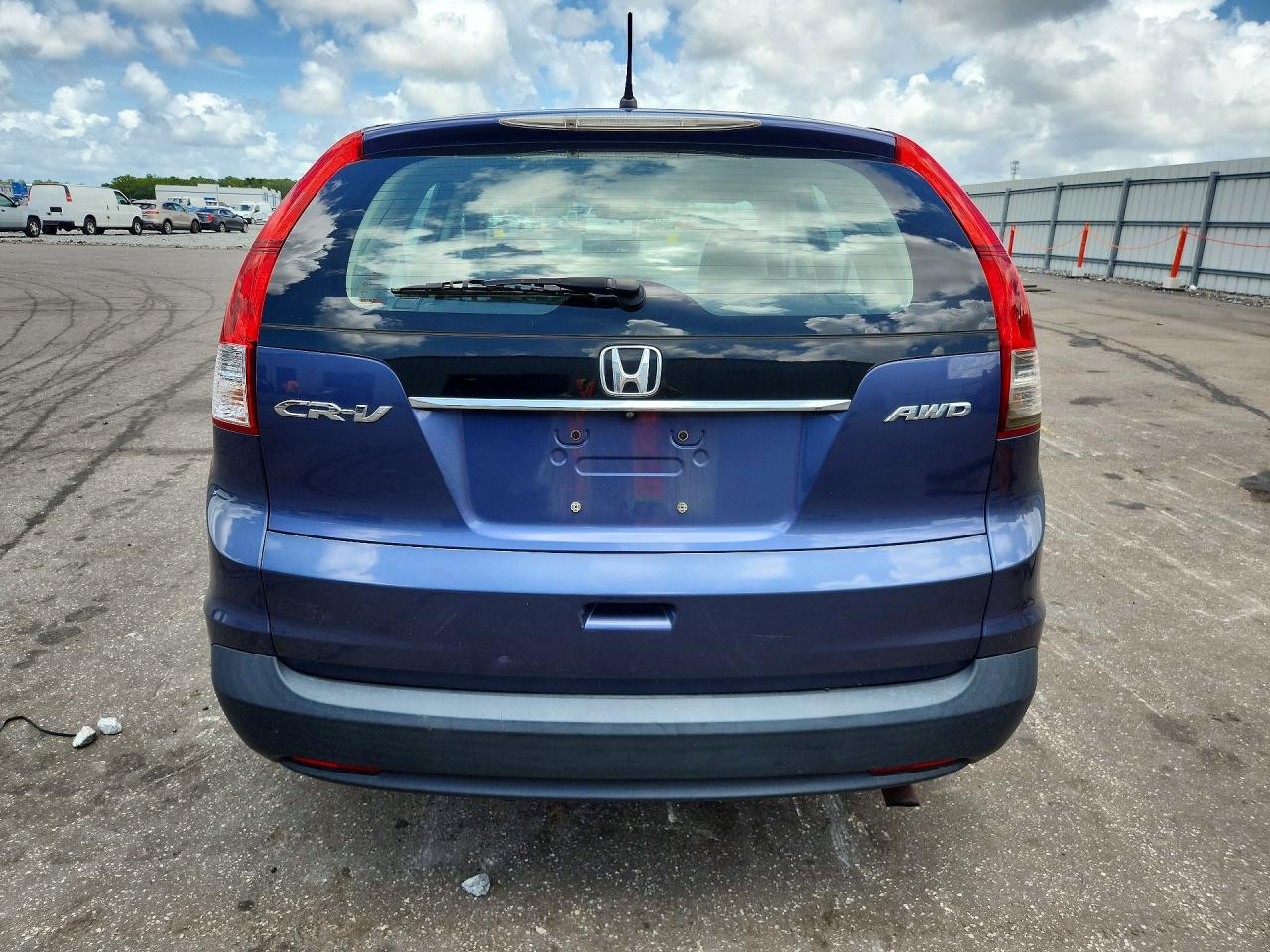 2014 Honda Cr-v Lx Blue vin: 2HKRM4H33EH661095