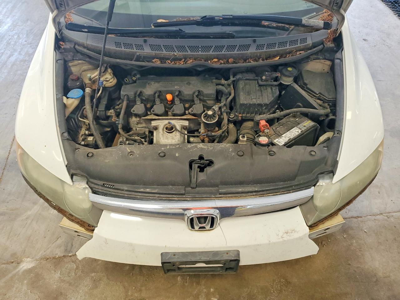 2006 Honda Civic Lx White vin: 1HGFA16576L021386