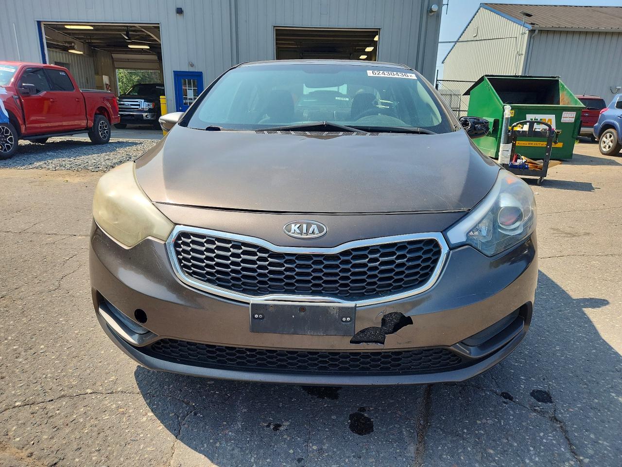 2014 Kia Forte Lx Brown vin: KNAFX4A6XE5101960