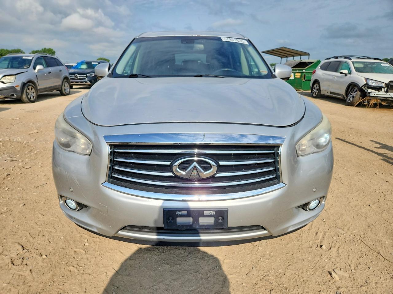 2013 Infiniti Jx35 Base Silver vin: 5N1AL0MM4DC300391