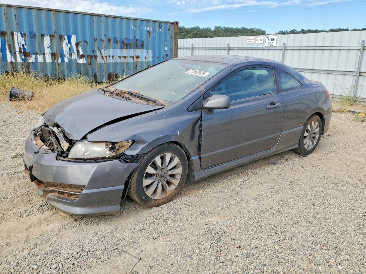 2011 Honda Civic Exl Gray vin: 2HGFG1B9XBH509908