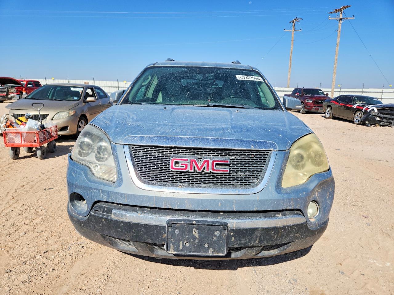 2008 Gmc Acadia Slt-2 Синий vin: 1GKER33778J273906