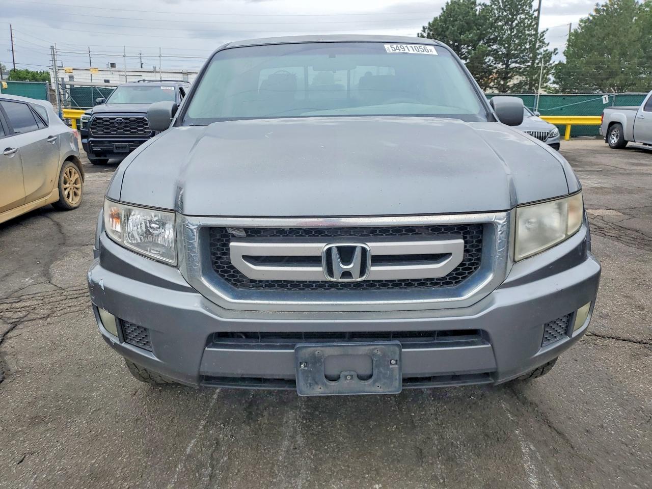 2009 Honda Ridgeline Rts Gray vin: 5FPYK16409B107729