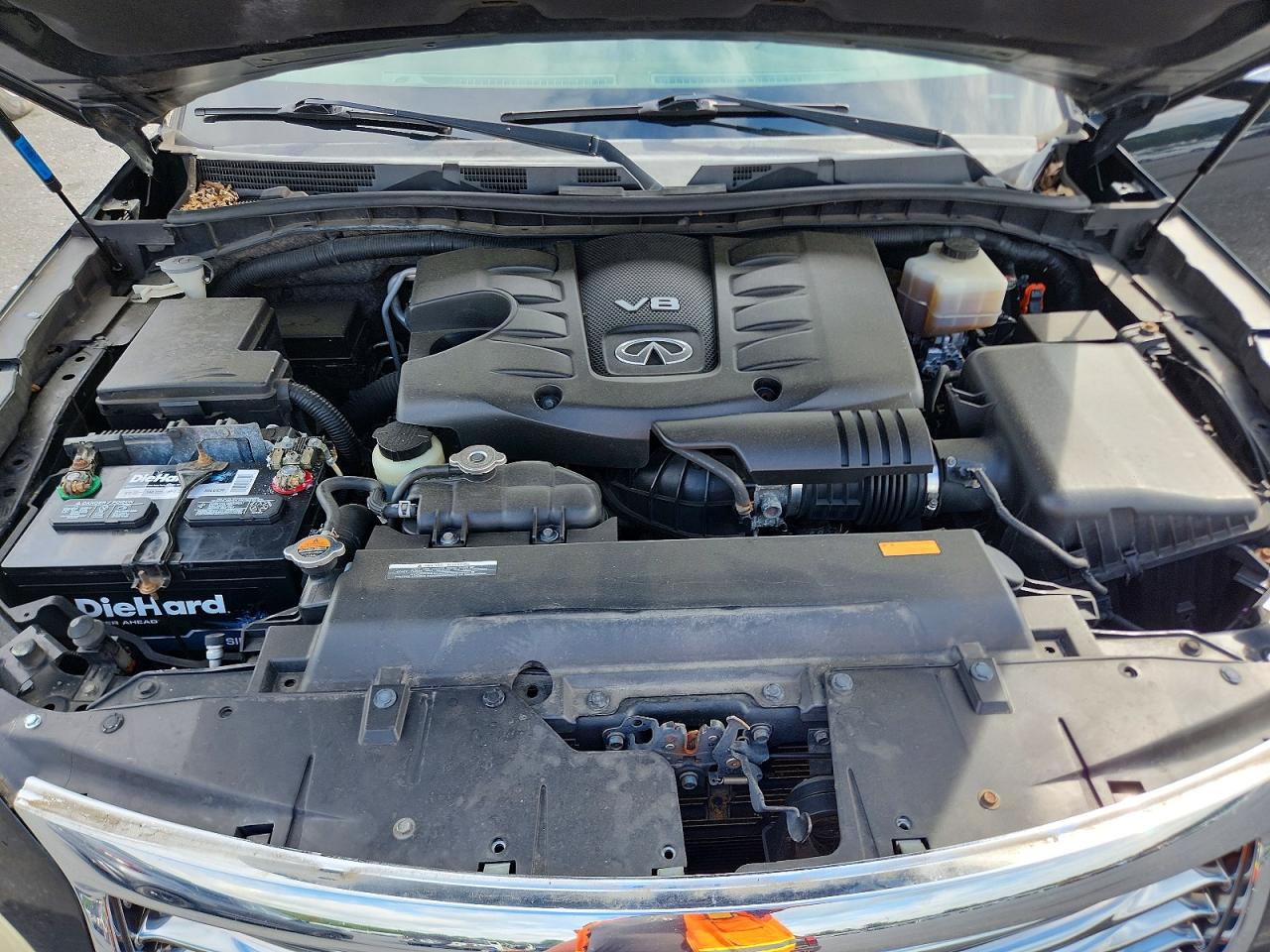 2012 Infiniti Qx56 Base Черный vin: JN8AZ2NE1C9016979