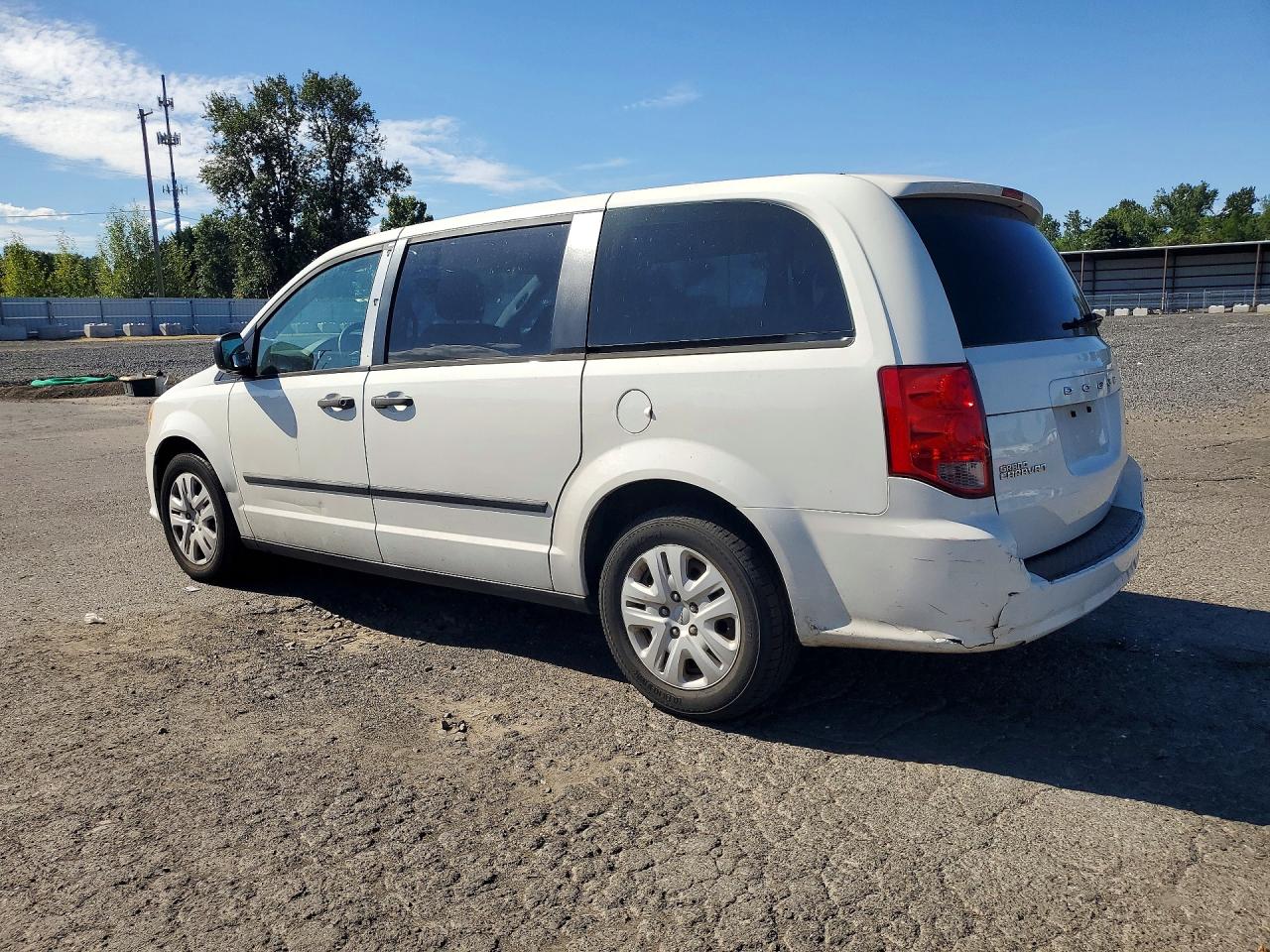 2013 Dodge Grand Caravan Se White vin: 2C4RDGBG2DR756486