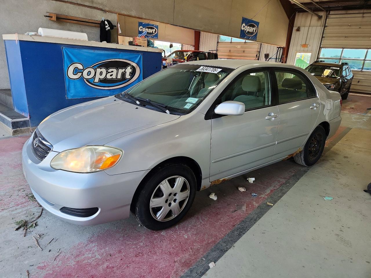 2006 Toyota Corolla Le Gray vin: JTDBR32E660077098