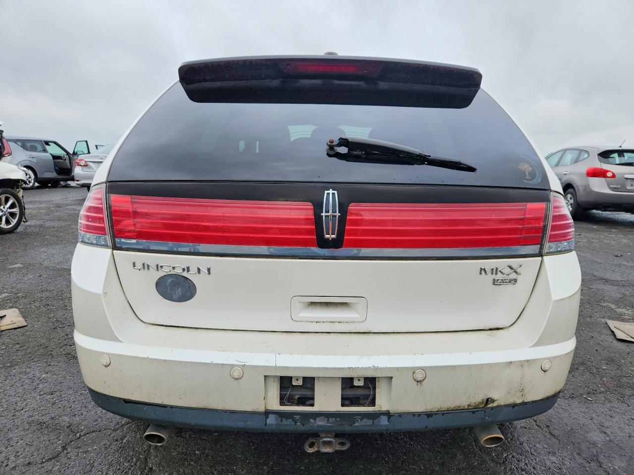 2010 Lincoln Mkx White vin: 2LMDJ8JC5ABJ23413