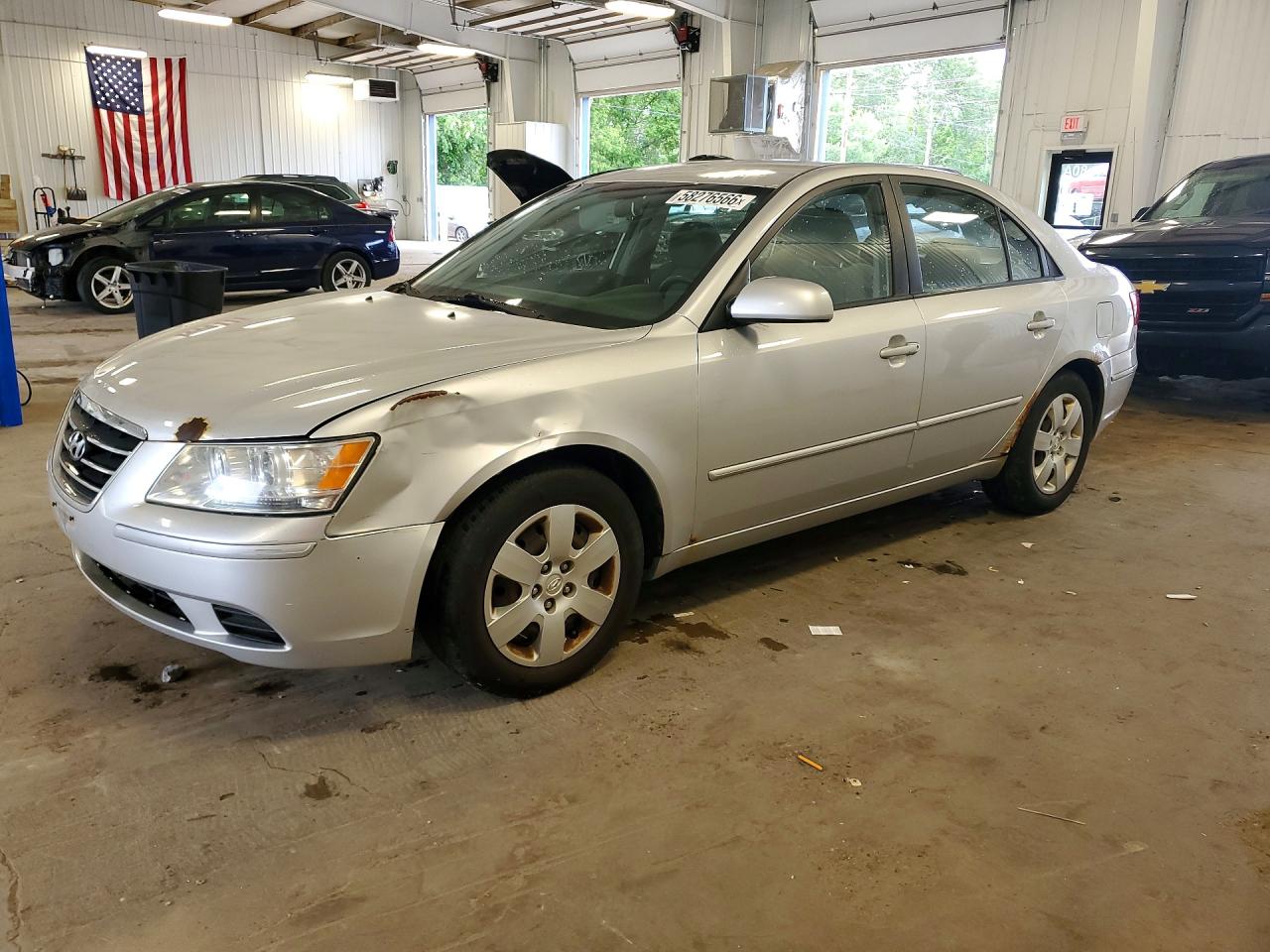 2009 Hyundai Sonata Gls Gray vin: 5NPET46CX9H527629