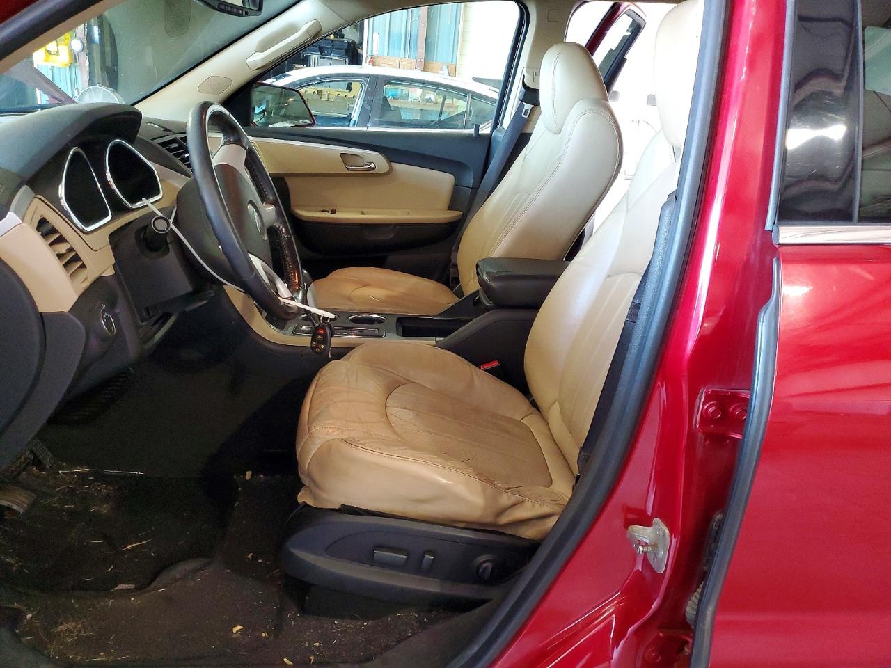 2012 Chevrolet Traverse Ltz Burgundy vin: 1GNKVLED7CJ277922