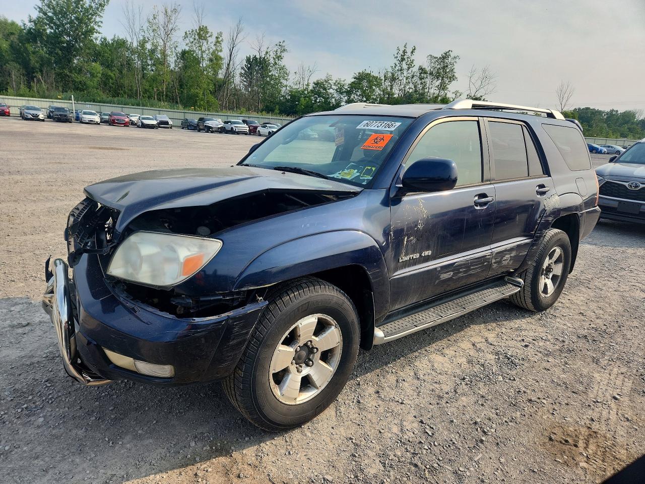 2004 Toyota 4runner Limited Blue vin: JTEBU17R548026457