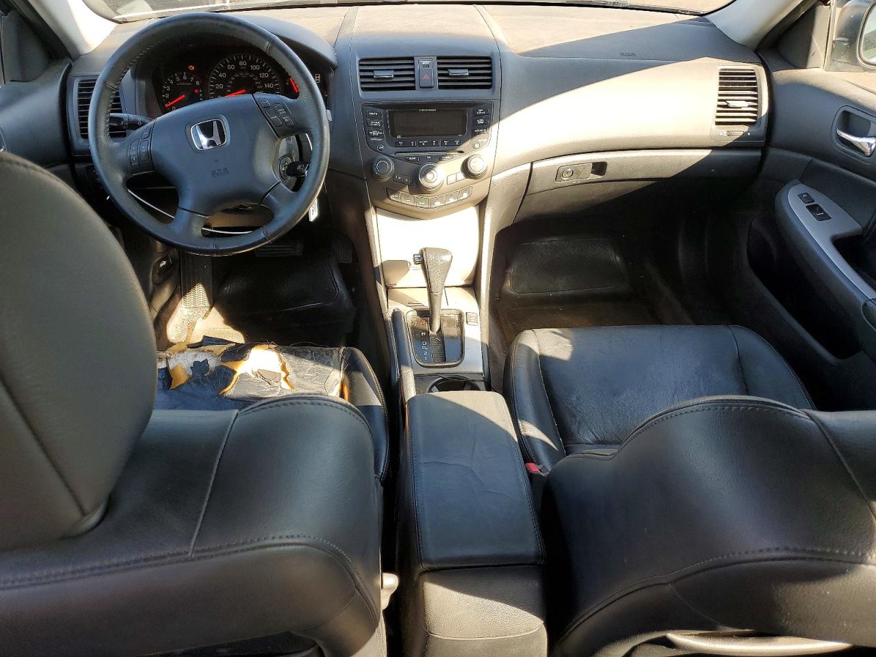 2005 Honda Accord Ex Silver vin: 1HGCM568X5A065677