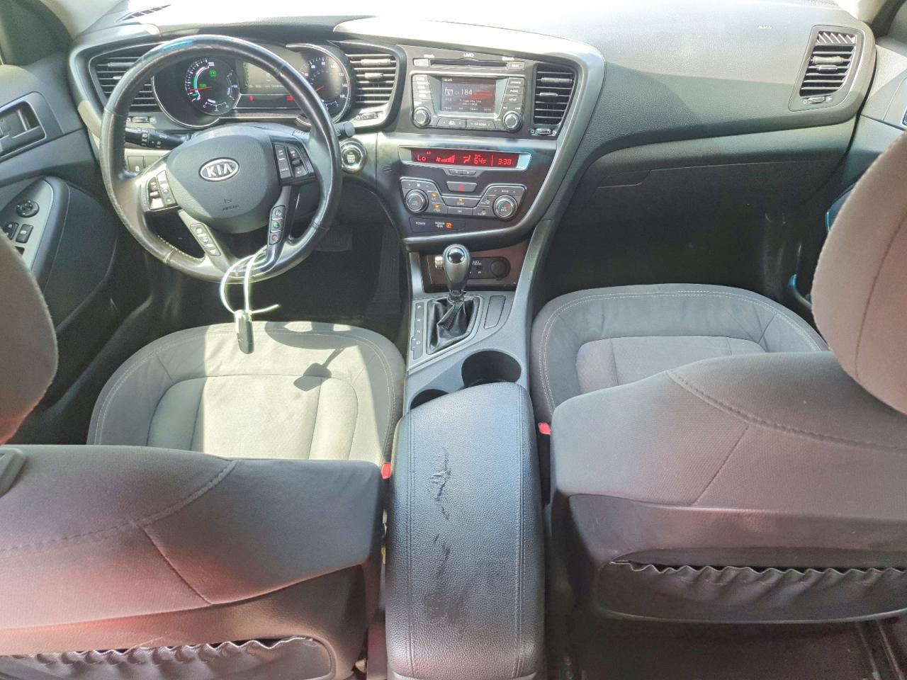 2011 Kia Optima Hybrid Base Silver vin: KNAGM4AD5B5004737