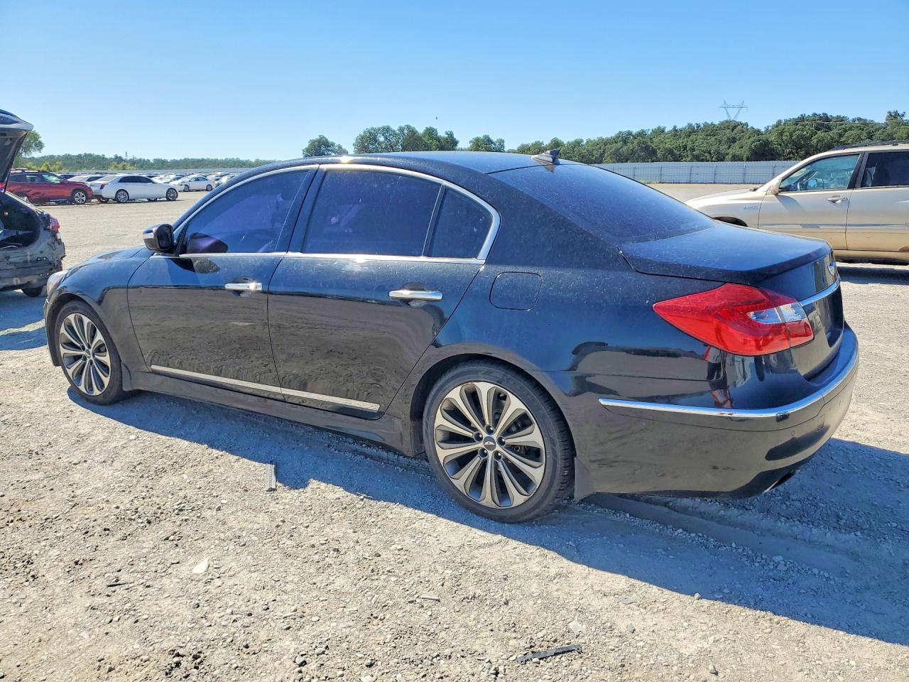2014 Hyundai Genesis 5.0l Charcoal vin: KMHGC4DH0EU266143
