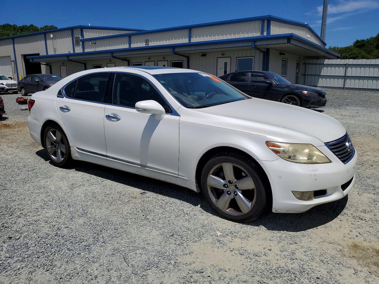 2010 Lexus Ls 460 White vin: JTHBL5EF8A5098563