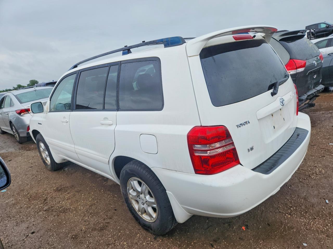 2002 Toyota Highlander Limited White vin: JTEGF21A720042244