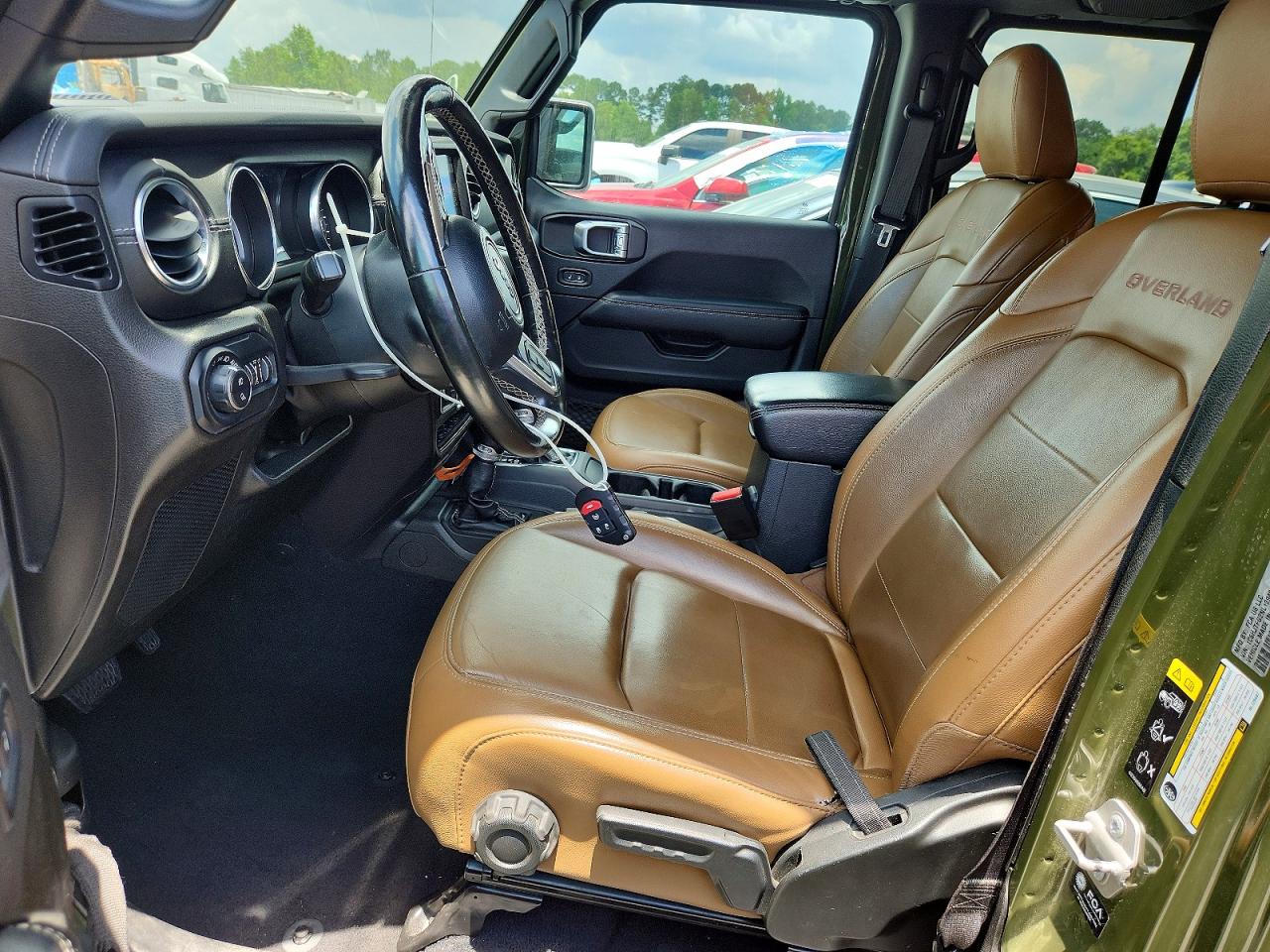 2022 Jeep Gladiator Overland Green vin: 1C6HJTFG2NL129487
