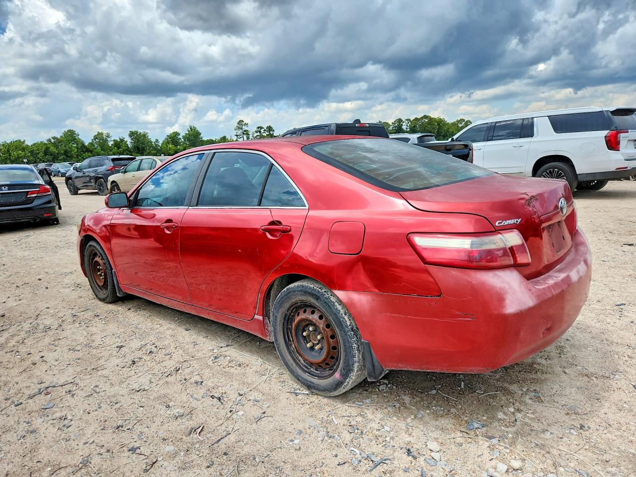 2007 Toyota Camry Le Red vin: 4T1BE46K87U067650