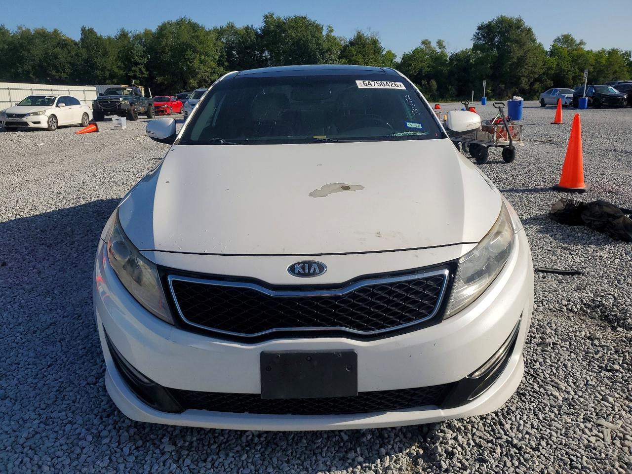 2013 Kia Optima Sx White vin: 5XXGR4A65DG093357
