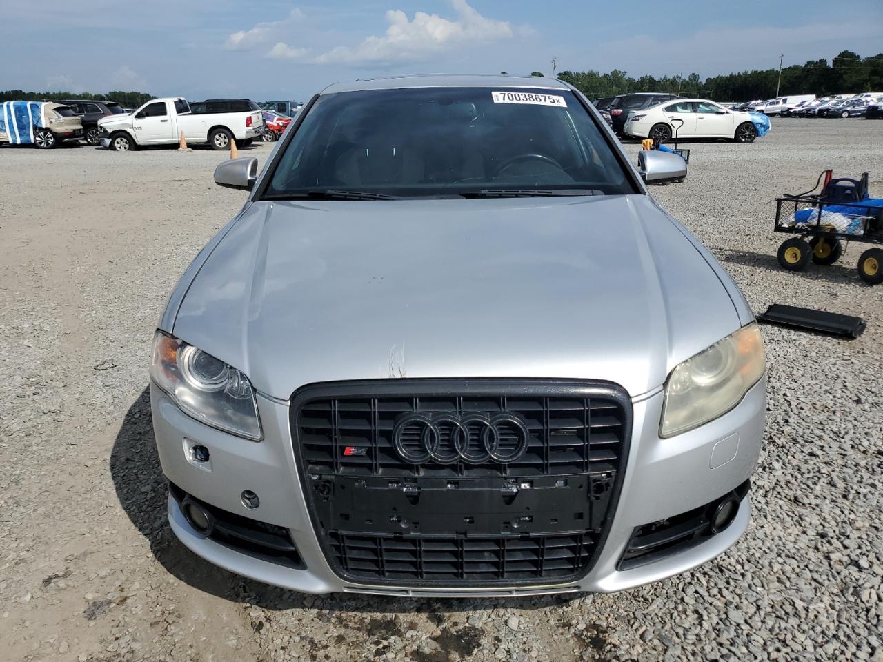 2007 Audi New S4 Quattro   Серебряный vin: WAUGL78E57A202283