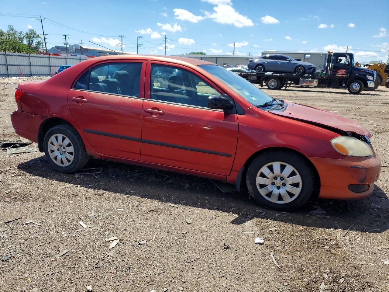 2006 Toyota Corolla Ce Red vin: 1NXBR32E86Z697732