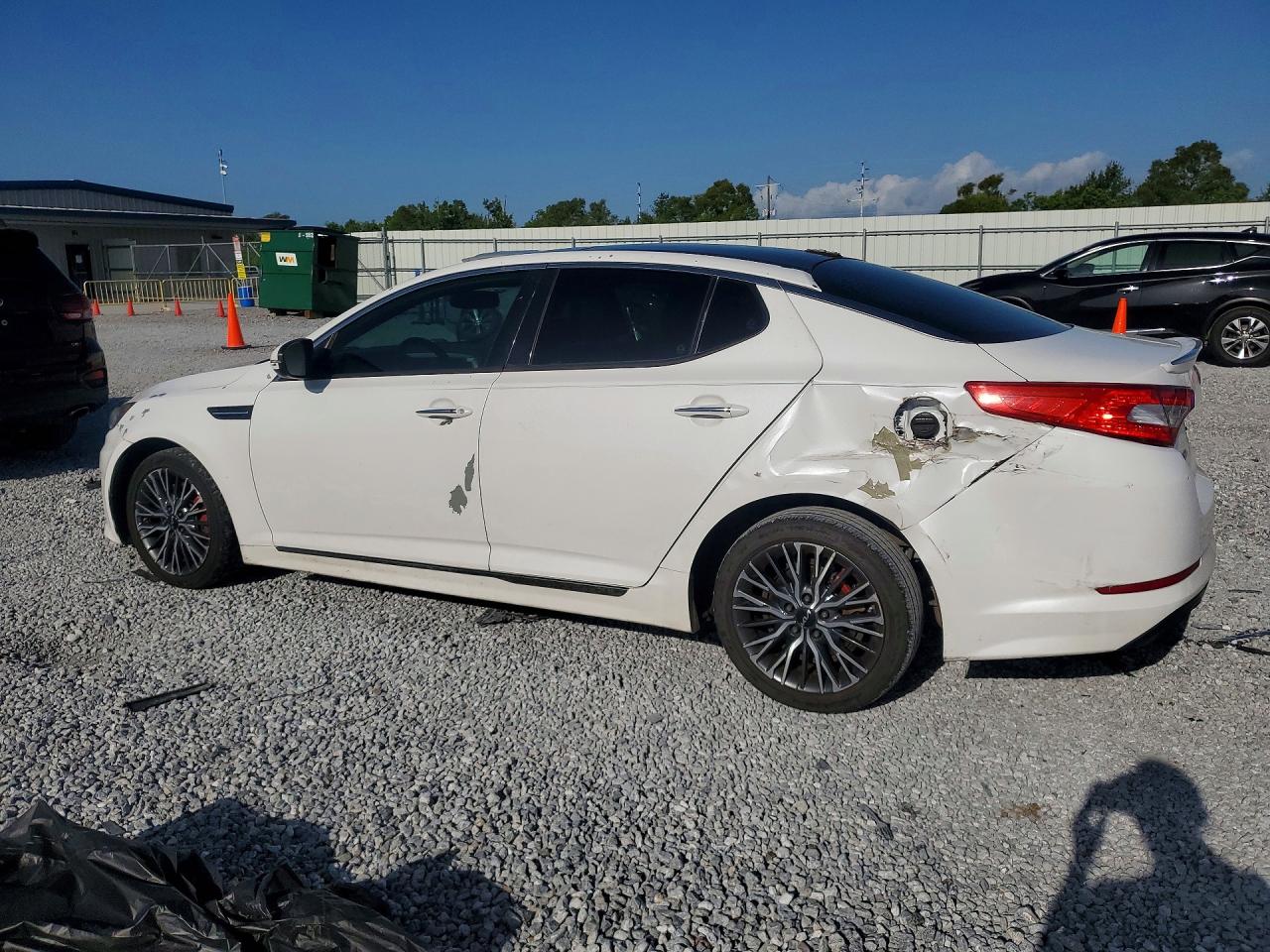 2013 Kia Optima Sx White vin: 5XXGR4A65DG093357