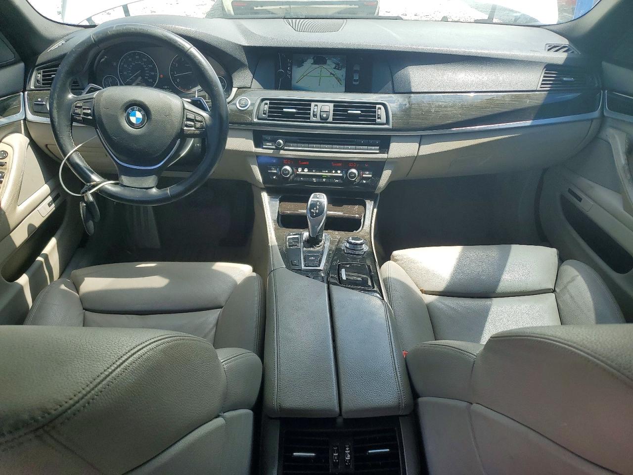 2012 Bmw 550 I Silver vin: WBAFR9C58CDV58409